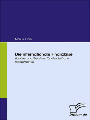cover image of Die internationale Finanzkrise